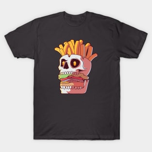 Skull Burger, Killer Fast Food T-Shirt